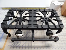 Vintage Griswold Cast Iron Cooktop, no. 202, Dual Burner