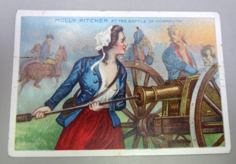 Royal Bengals Heroes of History Cigarette card "Molly Pitcher"