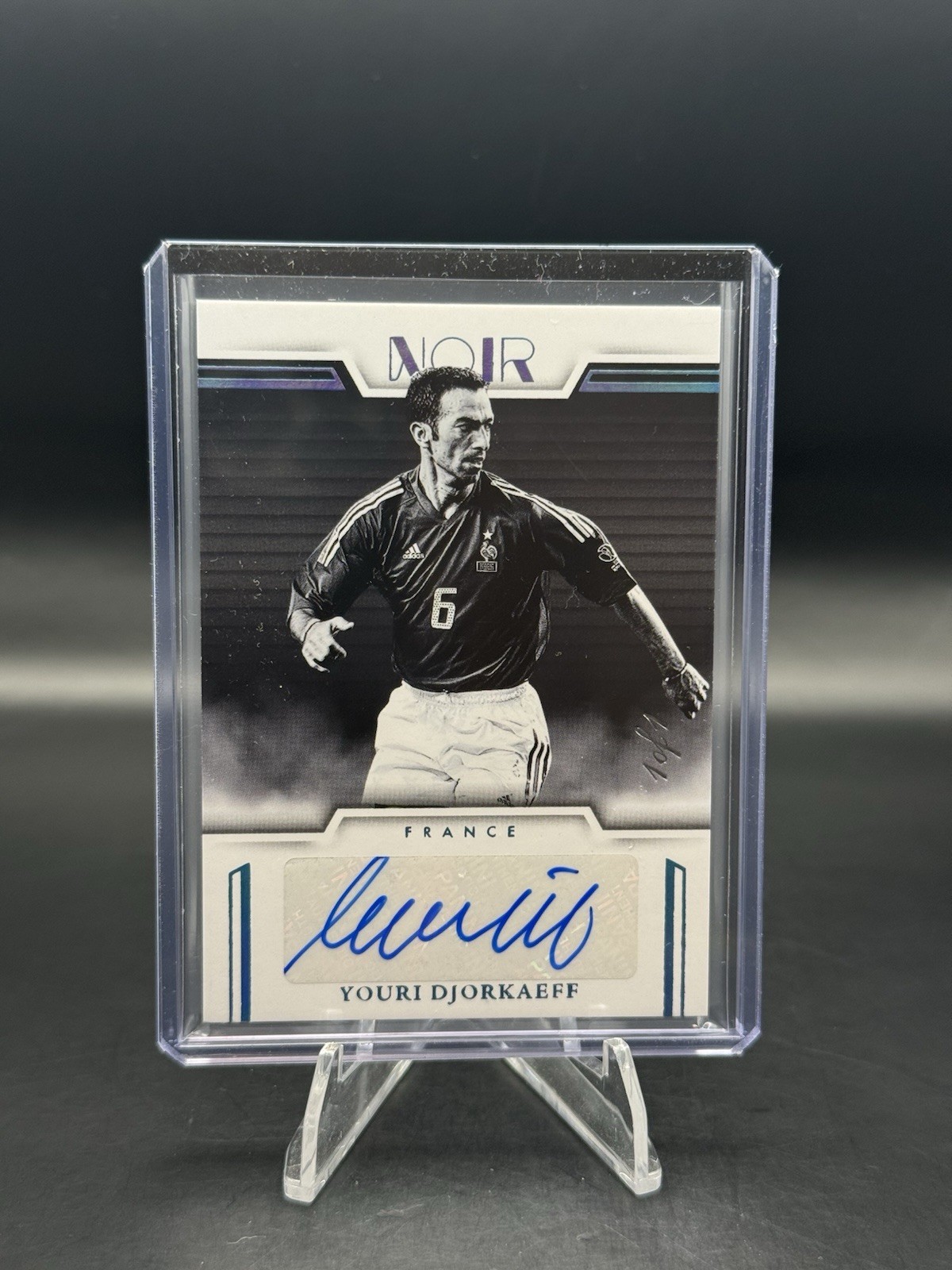 2025-26 Noir Fifa World Cup YOURI DJORKAEFF Auto 1/1 No.AN-YD France