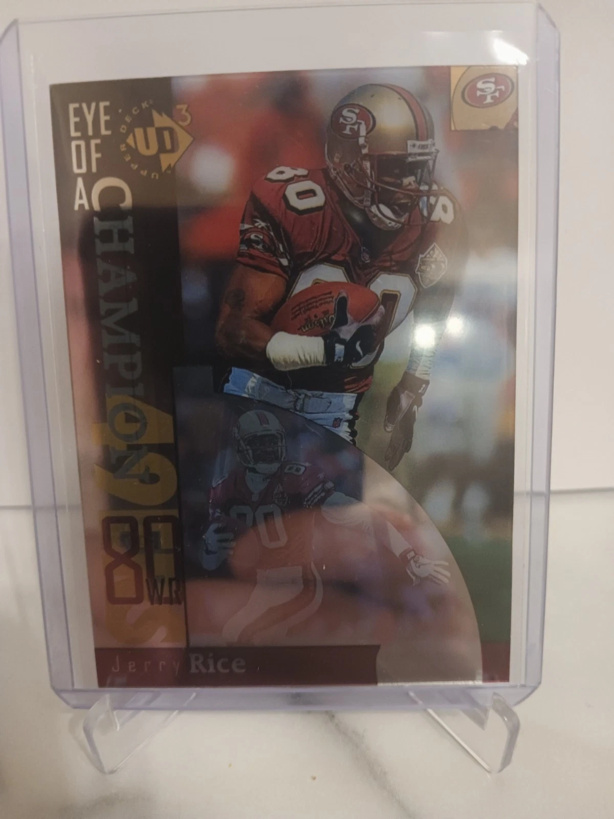 Jerry Rice San Francisco 49ers 1997 Upper Deck UD3 Eye Of A Champion Card #43