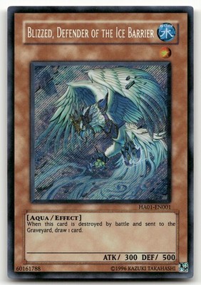 Blizzed, Defender of the Ice Barrier #HA01-EN001 (LP) Hidden Arsenal HA01 YuGiOh