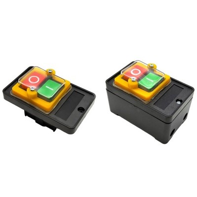 Machine Switches Push Button AC220V/380V 10A On/Off Push Button Switches Plastic