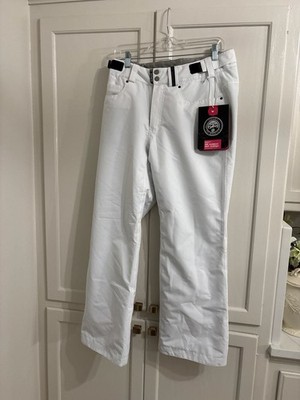 Surfanic Glow Surftex 10K Waterproof Snowboard Ski Pants White Size M