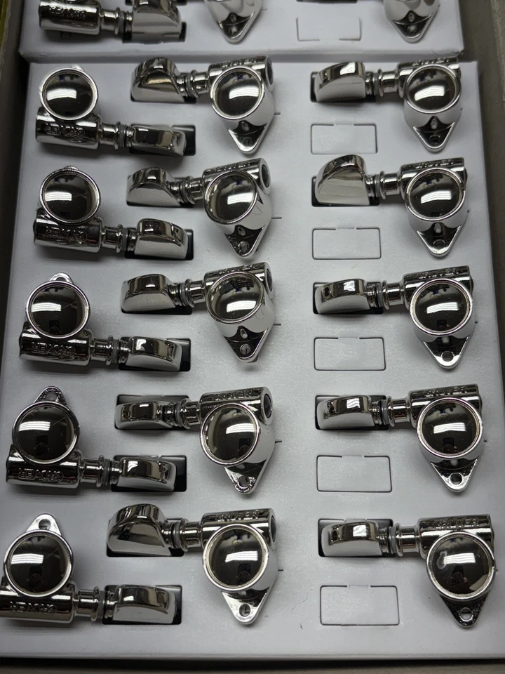 Grover 102NVM Original Rotomatics Tuning Machines Set - Nickel 18:1 ratio - Image 3 of 3