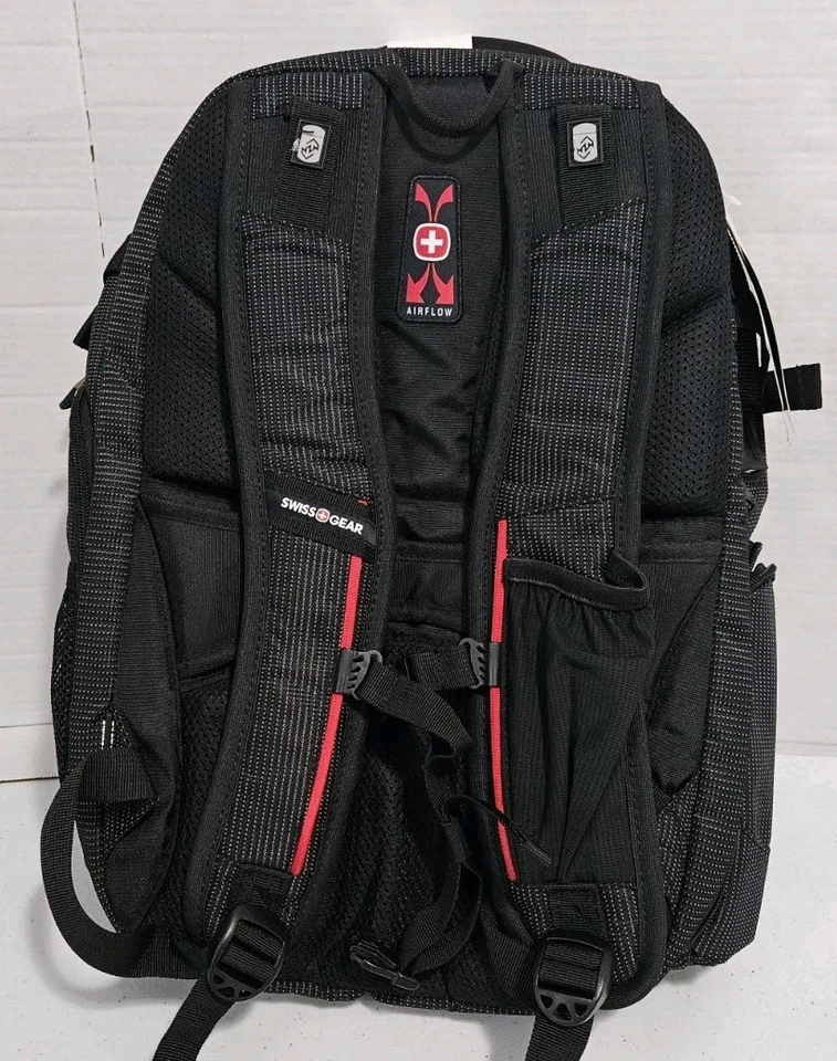 SwissGear - Commander USB ScanSmart Laptop Backpack - Dotted Black NEW NWT - Image 2 of 4
