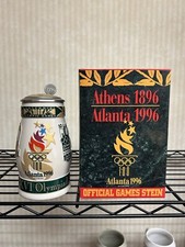 Anheuser-Busch Budweiser Stein CS259 "Official Centennial Olympic Games" 1996