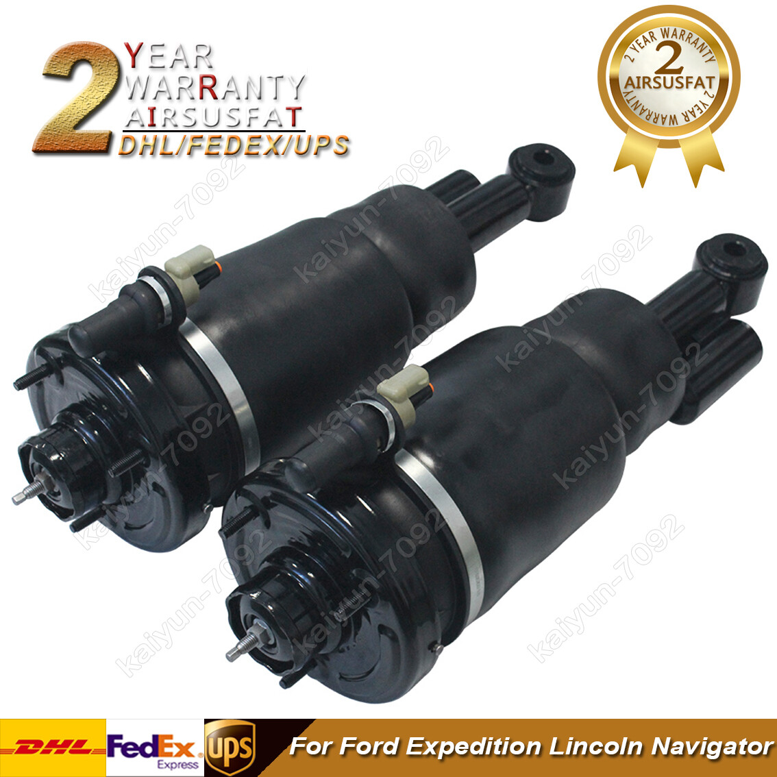Pair for Ford Expedition Lincoln Navigator Rear Air Suspension