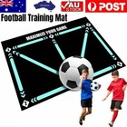 Soccer Training Mat Football Footstep Carpet Anti-Skid Soccer Footwork Equipment