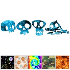 Skulls Bones Skeleton - Decal Sticker - Multiple Patterns  Sizes - ebn7087