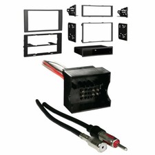 Metra 99-5824CH 1 or 2 DIN Dash Kit w/ Wiring Harness Antenna Adapter for Ford