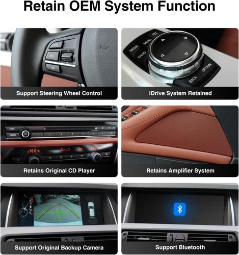 12.3" Android Autoradio CarPlay+ 4G SWC GPS Navi für BMW X5 F15 X6 F16 NBT LHD - Bild 16 von 19