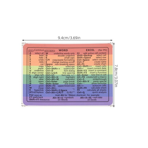 4 Sheets Keyboard Stickers Miss Aesthetic Stationery Computer - Photo 10/12
