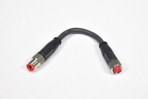 BECKHOFF ZB9050, Power cable with M8 plugp and socket, 4 pins L=50mm - Picture 2 of 6