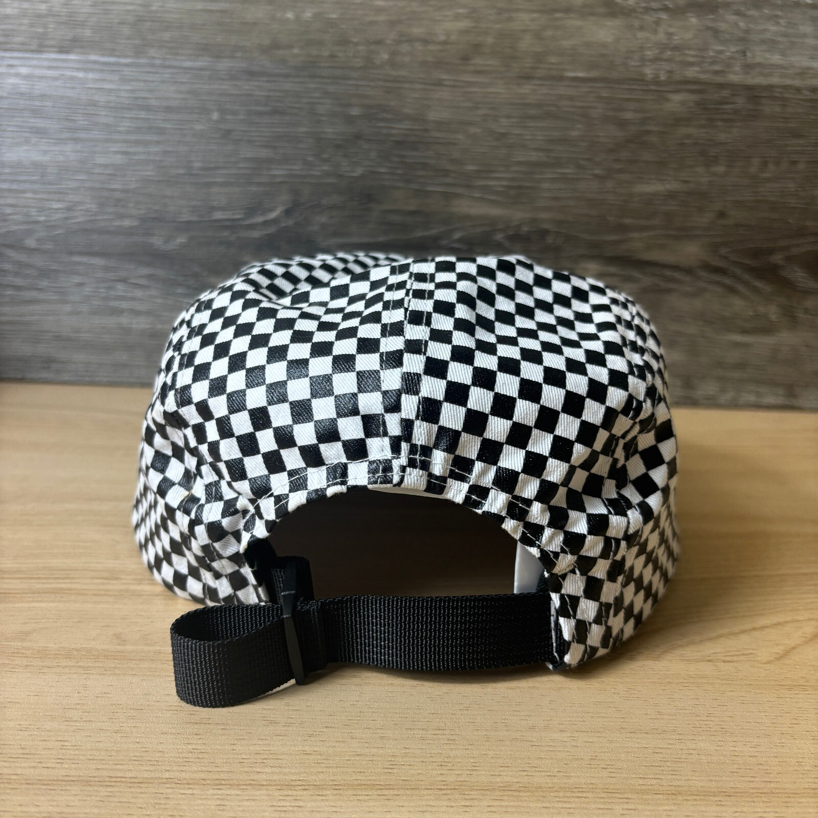 Atari Hat Cap Strap Back Black White Panel Checke… - image 6