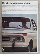 BMW Range Brochure 1967 - 1600  1800  2000  R 69 S