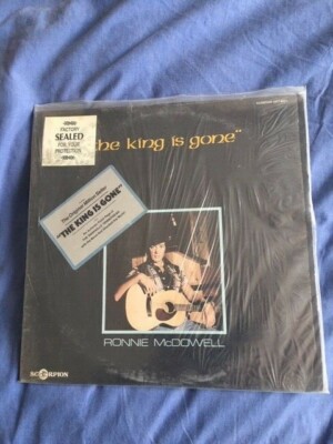RONNIE McDOWELL ''The King Is Gone'' Album Vinyl LP Elvis Related