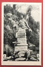Cartolina - Ceva - Monumento a Galliano - 1923