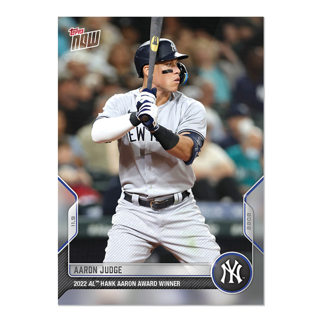 2022 Topps NOW #OS-22 Judge AL Hank Aaron Award Winner -25 Cents Shipping!