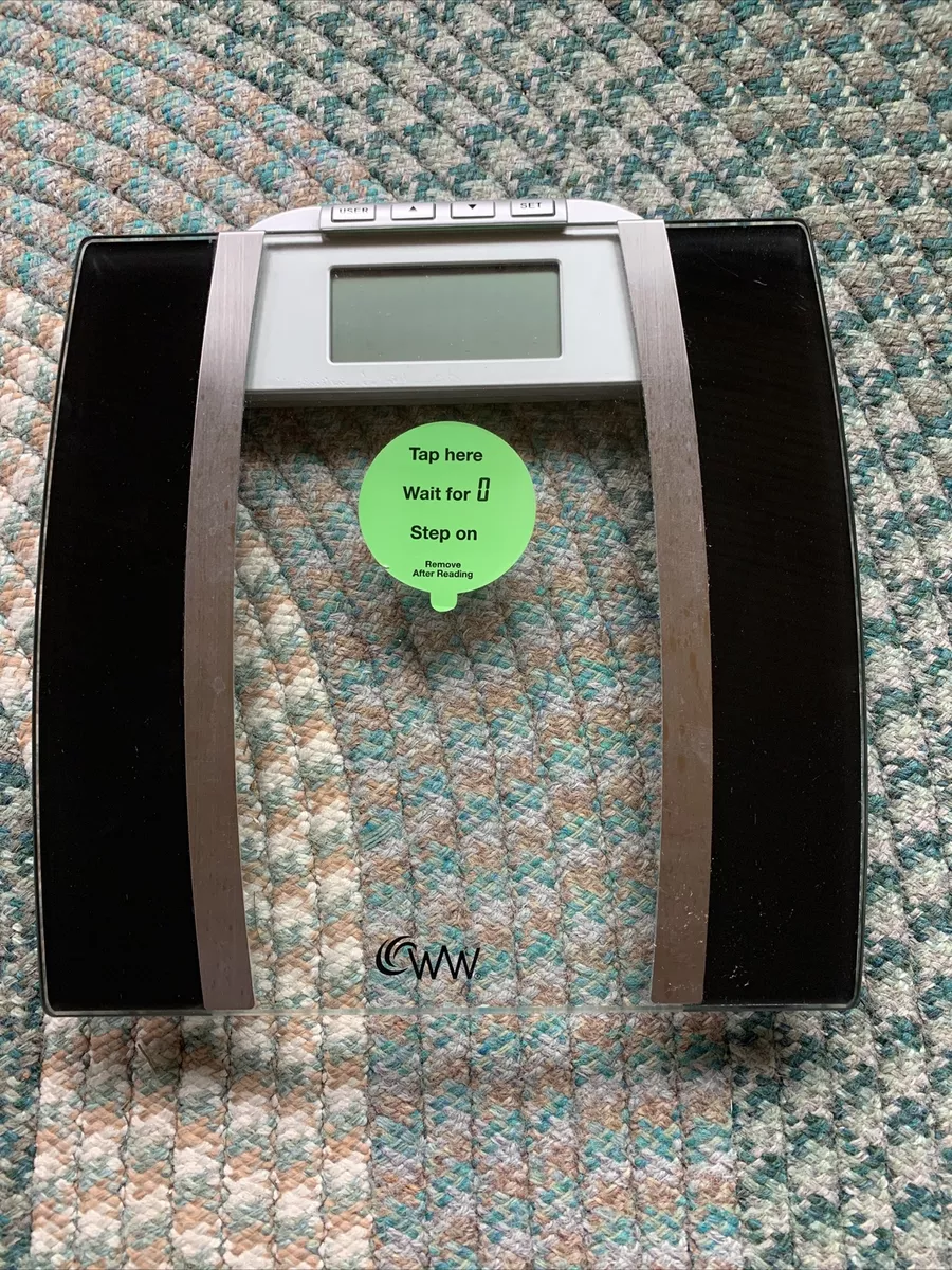 Glass Body Analysis Scale Black - Weight Watchers