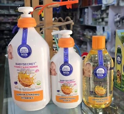 Baby secret lotion vitamin c and niacinamide / Shower Gel 1000ml - Variation