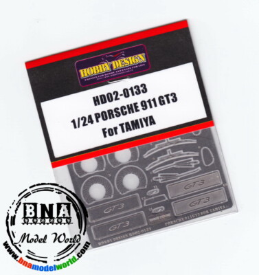 Hobby Design 1/24 911 GT3 Detail parts for Tamiya kit