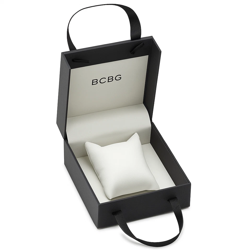 Reloj pulsera BCBG para mujer 33 mm bisel estriado esfera eslabón sin trapear (BCBG026) Foto 4 de 4