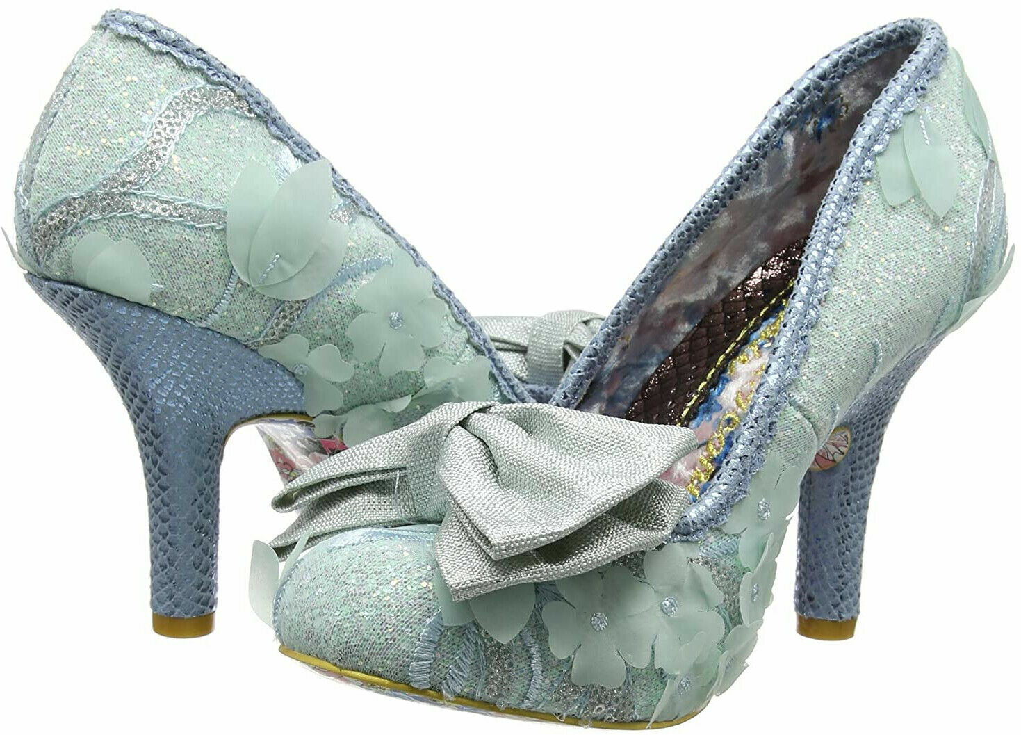 pale blue heels