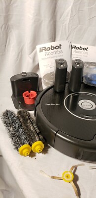 iRobot Roomba Black 595 Pet Series Robotic Vacuum with Accessories