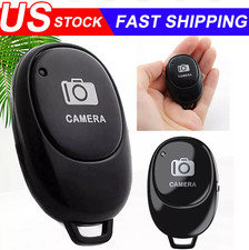 1 10x Camera Shutter Wireless Bluetooth Button Remote Control for Android Apple