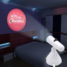 1x Merry Christmas Decor Home Shop Bar Xmas Lamp LED Lamp Projector Shadow Light