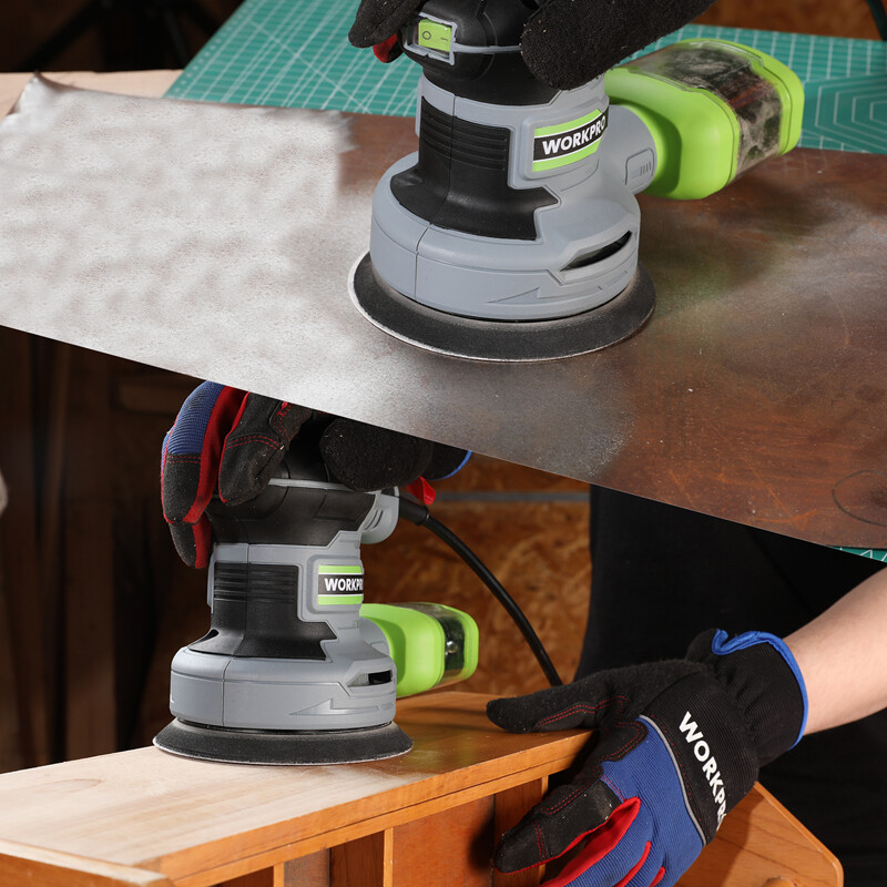 WORKPRO 5-Inch Random Orbit Sander 6 Variable Speeds 7000 to 14000 RPM 2.5 Amp