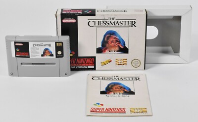 Super Nintendo SNES,The Chessmaster PAL,OVP,Anleitung