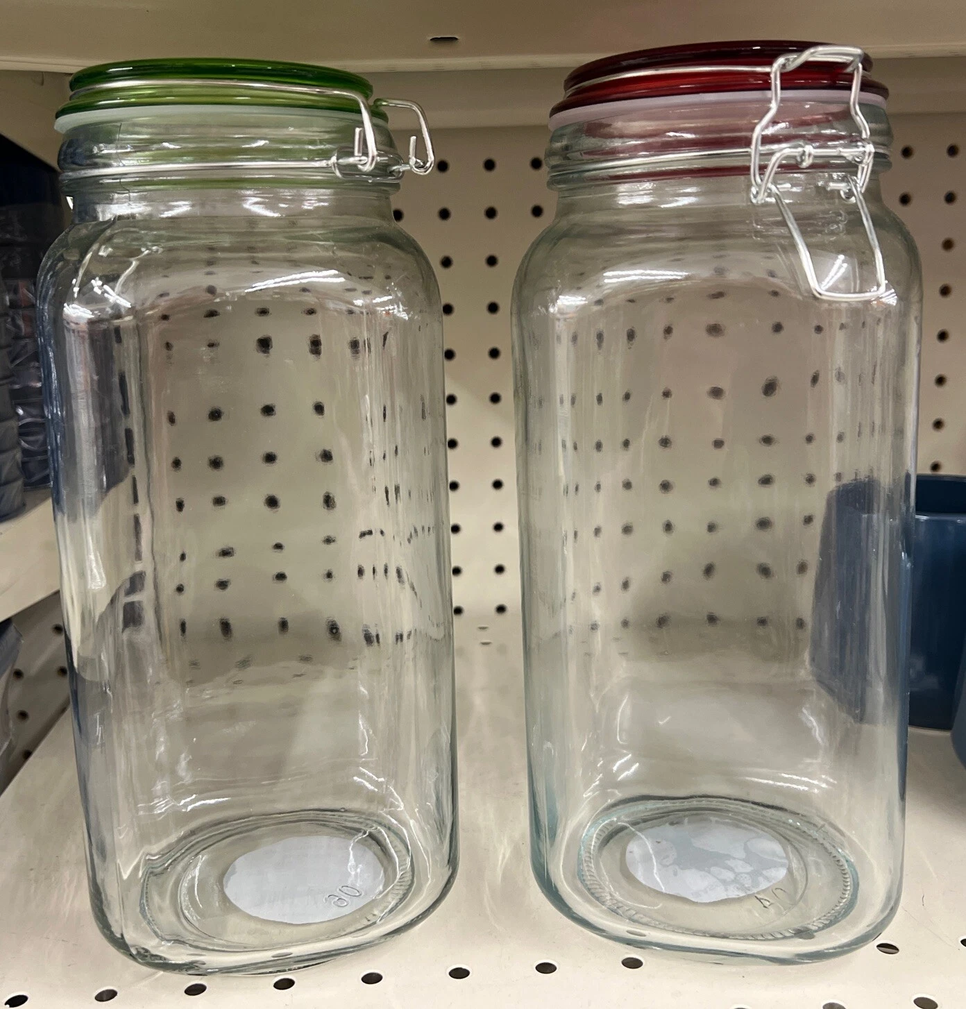 New Glass storage jars with lids 72fl oz 2- Jar
Opens in a new window or tab