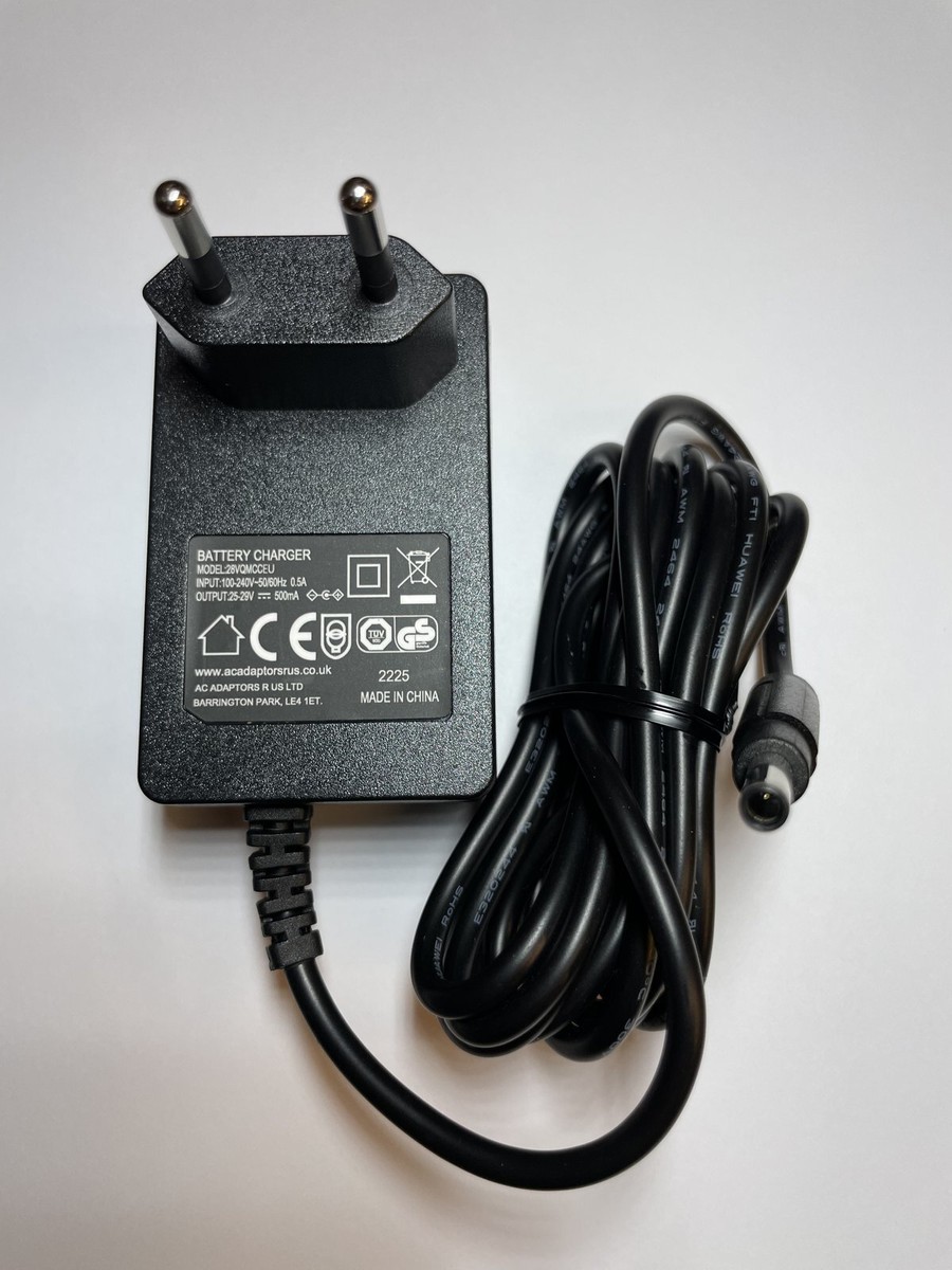 EU Replacement Charger for Bush V18P01BP25DC Cordless Vacuum