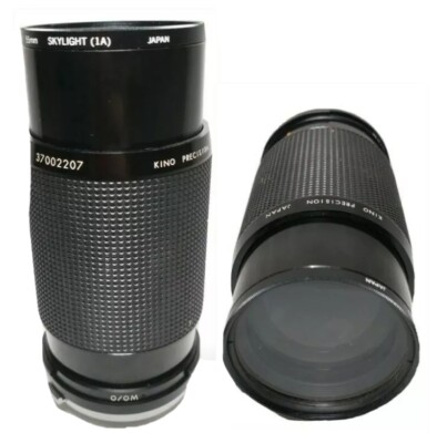 Vintage Kiron 80-200mm Macro 1:4 MC Kino Precision Japan Vivitar 55mm Skylight