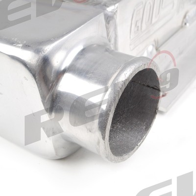 REV9 Universal Twin Turbo Front Mount Intercooler (FMIC) – 28x12x3 Inches, 2 Inlet 1 Outlet