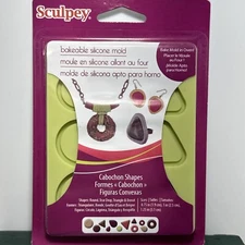 Sculpey Bakeable Silicone Mold Jewelry Crafts Liquid Clay Mold