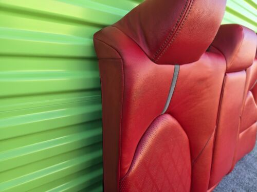 TOYOTA CAMRY SE 18-24 ASIENTO TRASERO SUPERIOR ROJO CUERO SEGUNDA FILA MONTAJE - Imagen 3 de 11