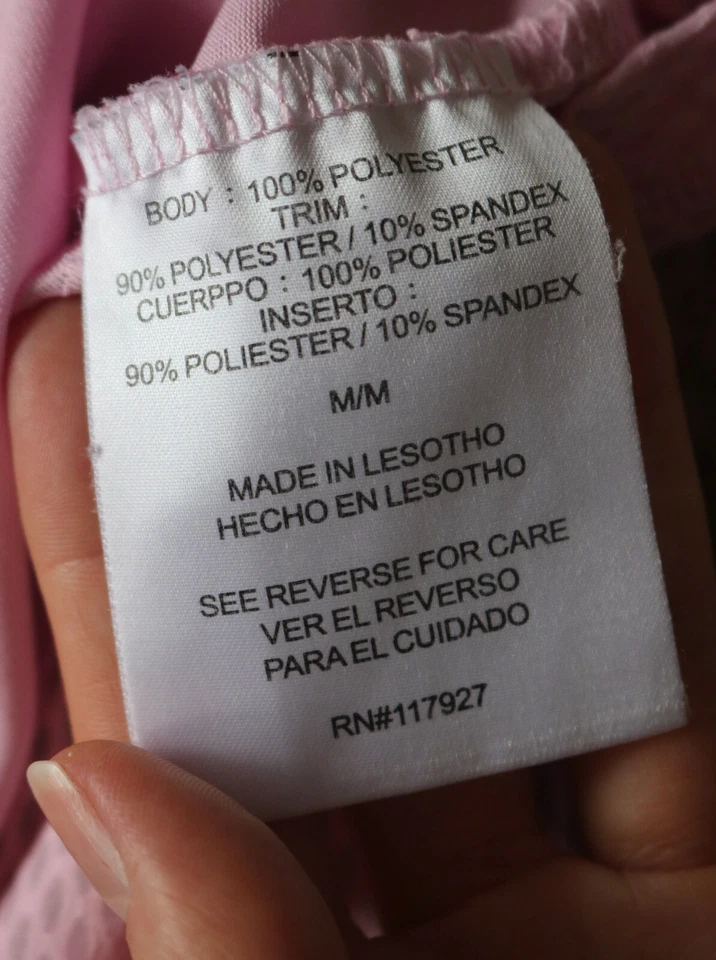 Camiseta sin mangas Head para mujer rosa deportiva fitness talla M mediana Foto 4 de 4