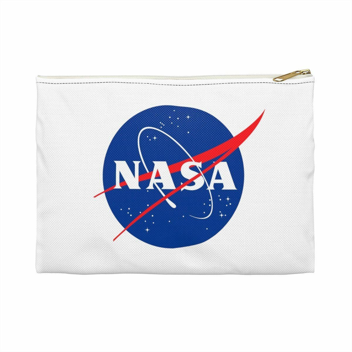 NASA Logo Accessory Pouch Space Pouch NASA Small Bag NASA Purse