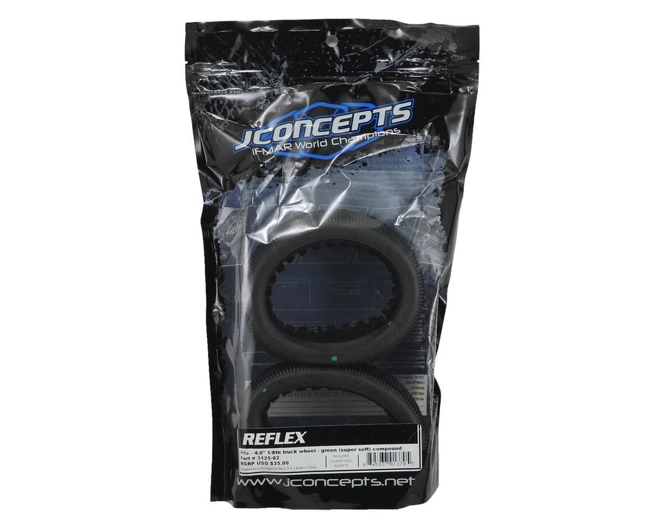 JConcepts Reflex grün 4.0 1/8 Truggy Reifen JCO3125-02  - Bild 2 von 2