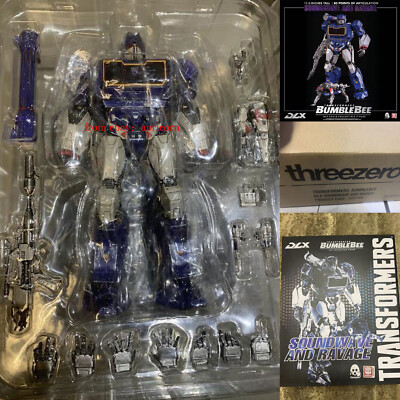 Threezero 3A SOUNDWAVE AND RAVAGE Transformation Action Figure