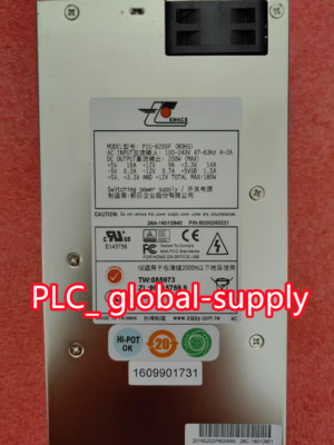 1PCS Used Advantech EMACS P1U-6200P POWER SUPPLY 200W P1U-6200P Fast delivery