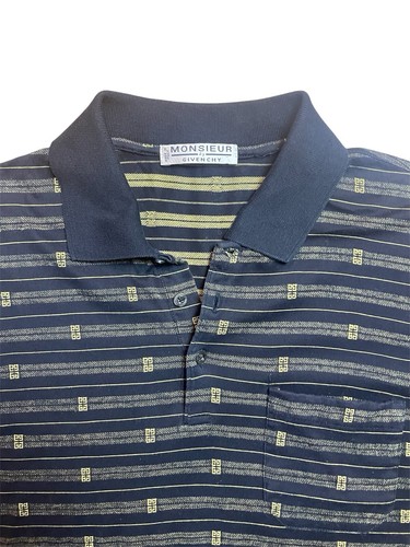 Vintage Givenchy All Over Logo Polo Shirt, Size Small - Afbeelding 4 van 5