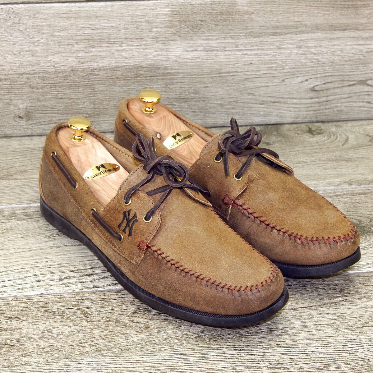 Allen Edmonds Sandlot NY Yankees Leather Shoes size 9D NIB * $295 Allen Edmonds SANDLOT 11.5 D New York Yankees  main image 3