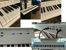 Alesis Recital White 88-Key Digital Piano Keyboard Full-Size Keys Speakers NEW