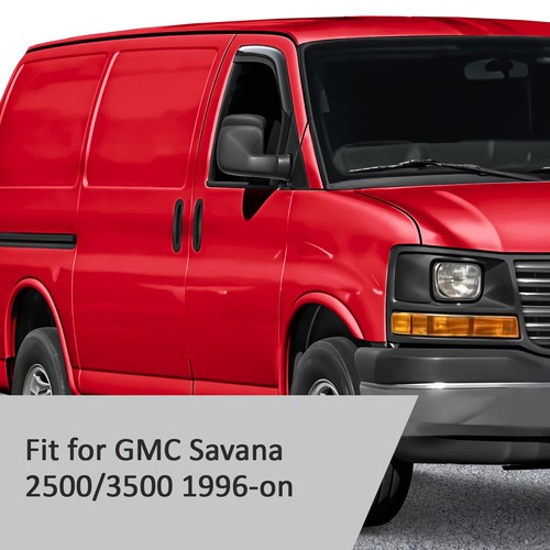 Rain Guards Vent Visors Shade for 1996-2025 GMC Savana 2500/3500 - Picture 6 of 8