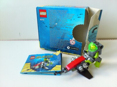 海　2点セット Lego Atlantis no.8072.Sea Jet.100 % complete,box and instructions