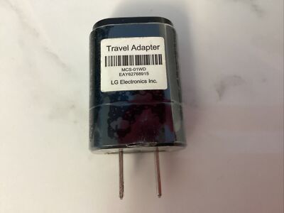 LG electronics USB Travel Adapter MCS-03WD CELL PHONE OEM 100-220v