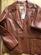 Women's Brown John Lewis Jacket Uk Size 16,new With Tag